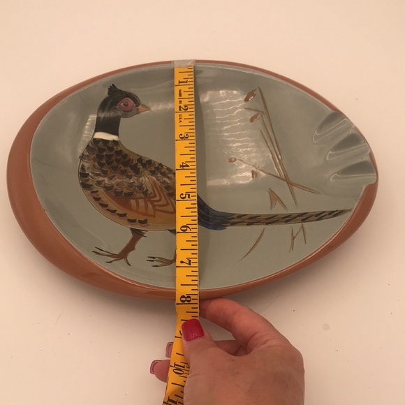 Vintage 50's Stangl Pottery Pheasant Ashtray 3926C - Picture 7 of 8